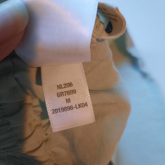 Madewell Carley Wide Leg Pant Womens Medium Pale Green Minimalist Softdrape FLAW - Picture 9 of 15